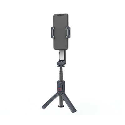 2-Axis Gimbal Stabilizer W/ Built-in Extension Rod Model A10 Dark Grey