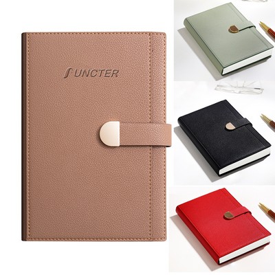 A5 PU Lether Notebook W/Buckle Closure