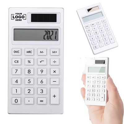 Portable Solar Powered Desk Calculator