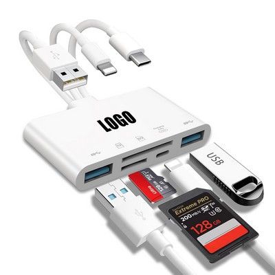 5" 1 OTG USB 3.0 Memory Card Reader
