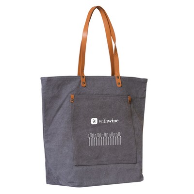 Sands Cotton Canvas Tote (17.32"x13.77"x5.9")