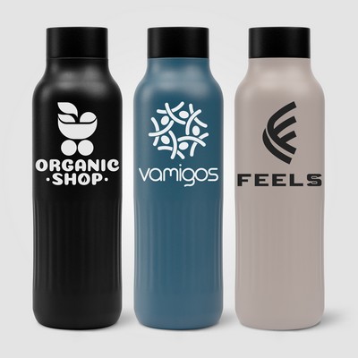 Majesty Recycled Stainless Steel Bottle - 20 oz. - Silkscreen