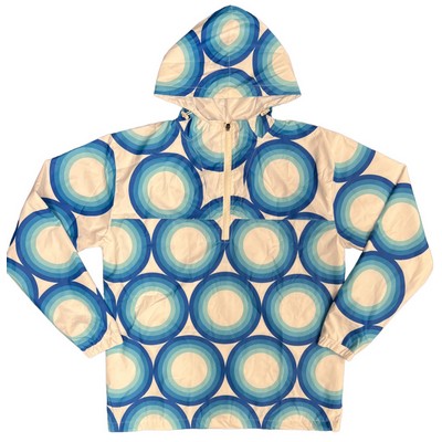 1/4 Zip Windbreaker with Hood