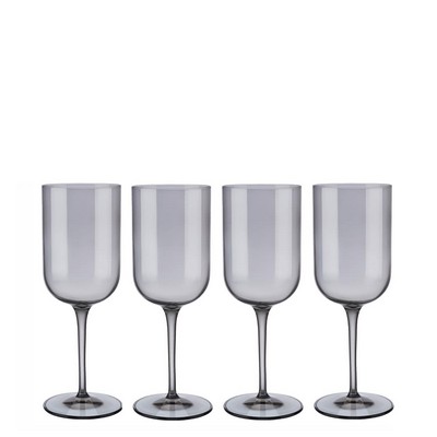 Blomus Fuum Red Wine 13.5 Oz Glasses - Set Of 4 - Smoke