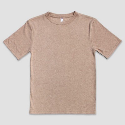 Unisex Luxe Adult Short Sleeve T-Shirts - Truffle - Polyester-Cotton Blend - Neil & David®