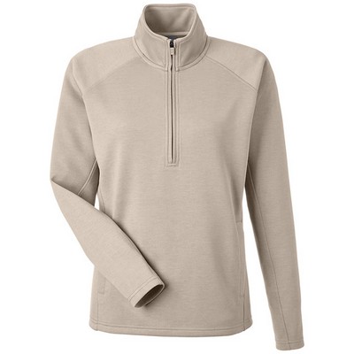 J America Wholesale Blanks Ladies Apex Fleece 1/4 Zip