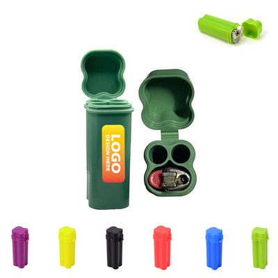 Pocket 2 Small Cigarette Container Lighter Case