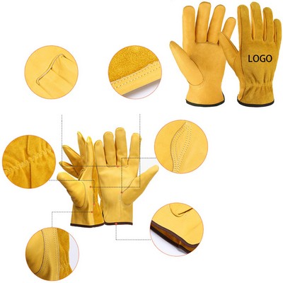 Cowhide Gardening Glove