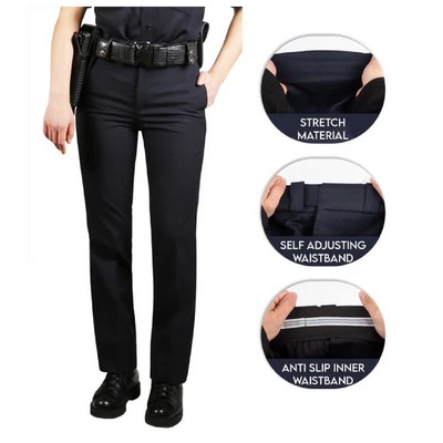 Womens Deluxe Serge Weave 6 Pocket Poly Rayon Lycra Pants