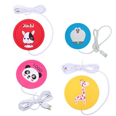 Cartoon Silicone Insulated Coaster