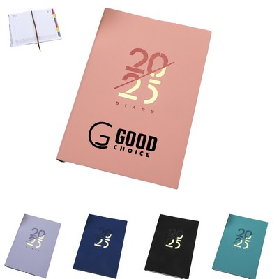 A5 English Calendar Notebook