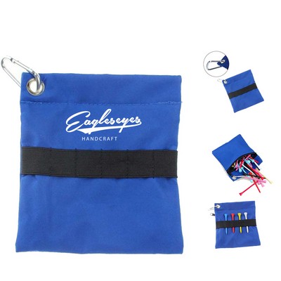 Nylon Golf Tee Bag