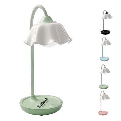Flower Shaped Rechargeable Led Tabletop Lamp