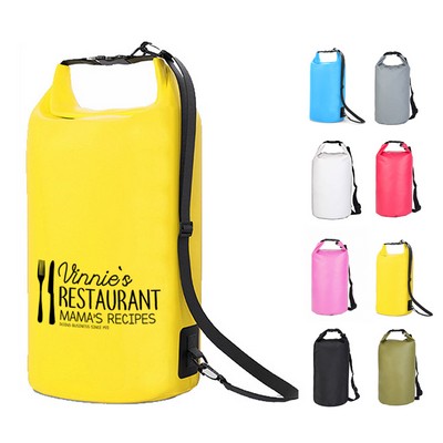 10L Waterproof Dry Bag with Shoulder Strap
