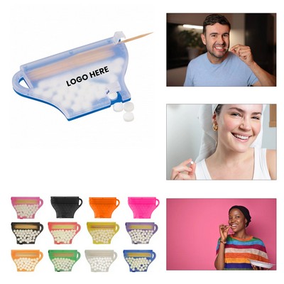 Cup-Shaped Mint and Toothpick Kit.