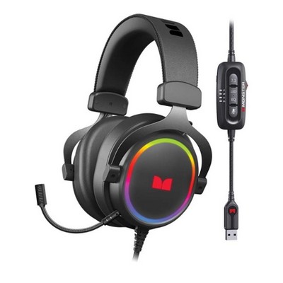 Monster Alpha 7.1 Rgb Corded Gaming Headset