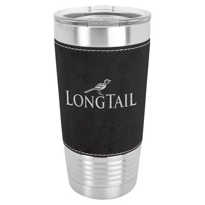 Polar Camel 20 oz. Laserable Leatherette Tumbler