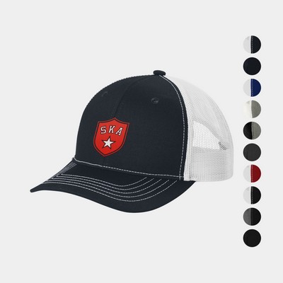 Port Authority® Youth Snapback Trucker Cap
