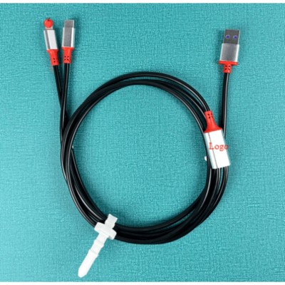 3 -In-1 Spiral Retractable Charging Cable