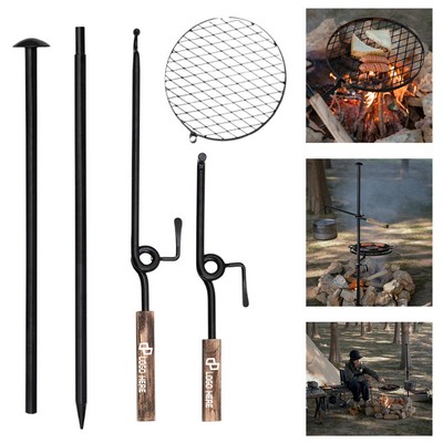 Outdoor Multi-Functional Assembly Portable Circular Grills