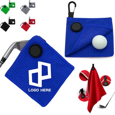 Magnetic Snap-On Golf Ball Cleaner