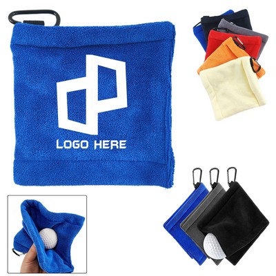 Double-Sided Fleece Golf Ball Cleaner