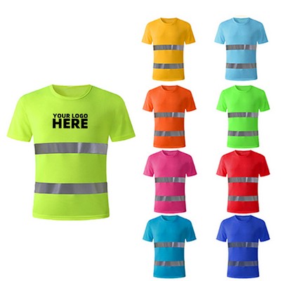 Crew Neck Force High Visibility Short Sleeve T-Shirt