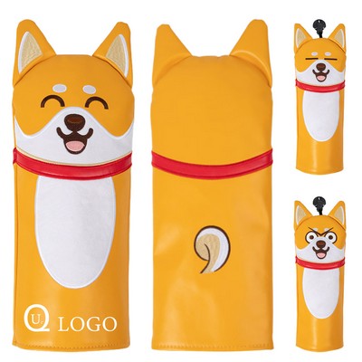 Dog Cartoon Golf Club Protective Head Cover Set