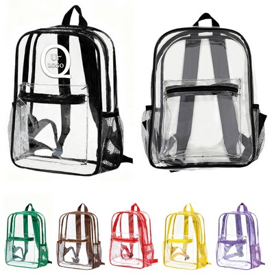 Transparent Pvc Outdoor Backpack