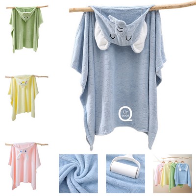Catoon Children Wearable Bath Towels