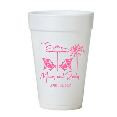 16oz. Tall White Styrofoam Cup