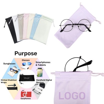 Microfiber Sunglasses And Cable Storage Pouch