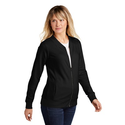 Sport-Tek Women's Lightweight French Terry Bomber Jacket