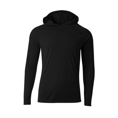 A4 Cooling Performance Long Sleeve Hooded Tee