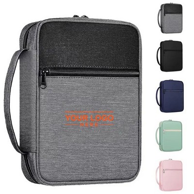 Premium Bible Storage Case with Zipper and Handle