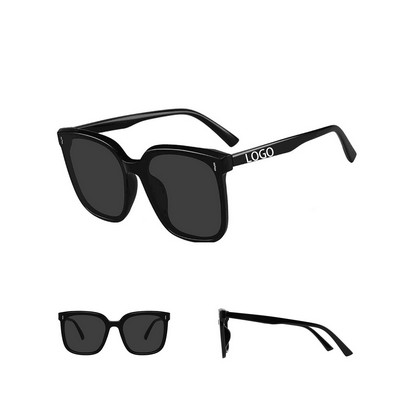 Polarized Uv400 Tr90 Unisex Matte Black Green Lens