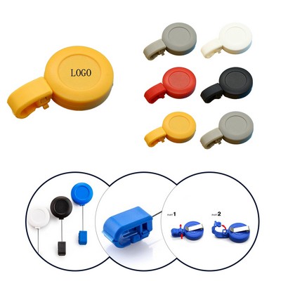 Retractable Clip Badge Holder