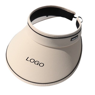 Wide-Brim Brimless Sun Hat