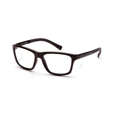 Conaire Safety Glasses, Black Frame with Clear Lens