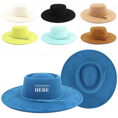 Women Wide Brim Fedora Hats