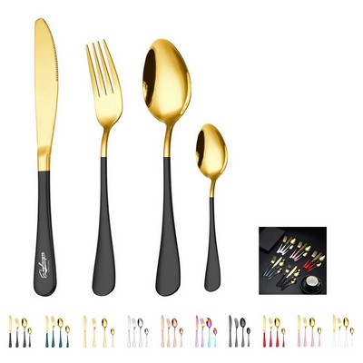 24-Piece Stainless Steel Dining Cutlery Set