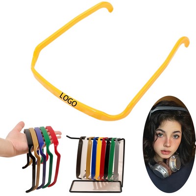 Invisible Headband With Square Sunglasses