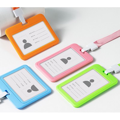 Lanyard Slide Double-sided ID Sleeve Custom Brand