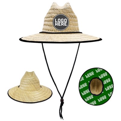Straw Lifeguard Hat