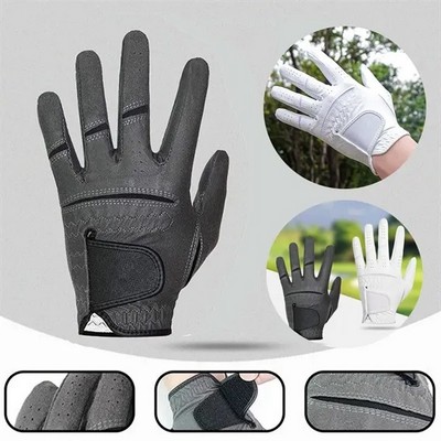 Premium Left-Hand Leather Golf Glove – Super Soft and Sweatproof