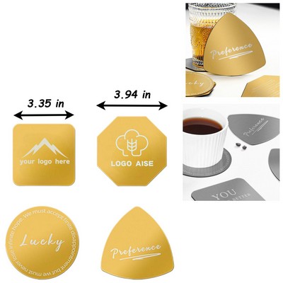 Stainless Steel Inspirational Coaster Set