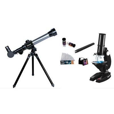 Imaging & Optics Vivitar Promotional Microscope/Telescope Combo Kit