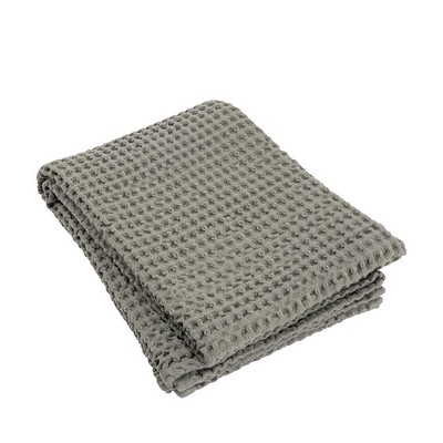 Blomus Caro Jumbo Waffle Bath Towel 28 X 57 - Satellite Taupe Gray