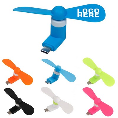 Type-C Port Mini Cell Phone Fans