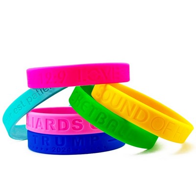 Debossed Silicone Bracelet